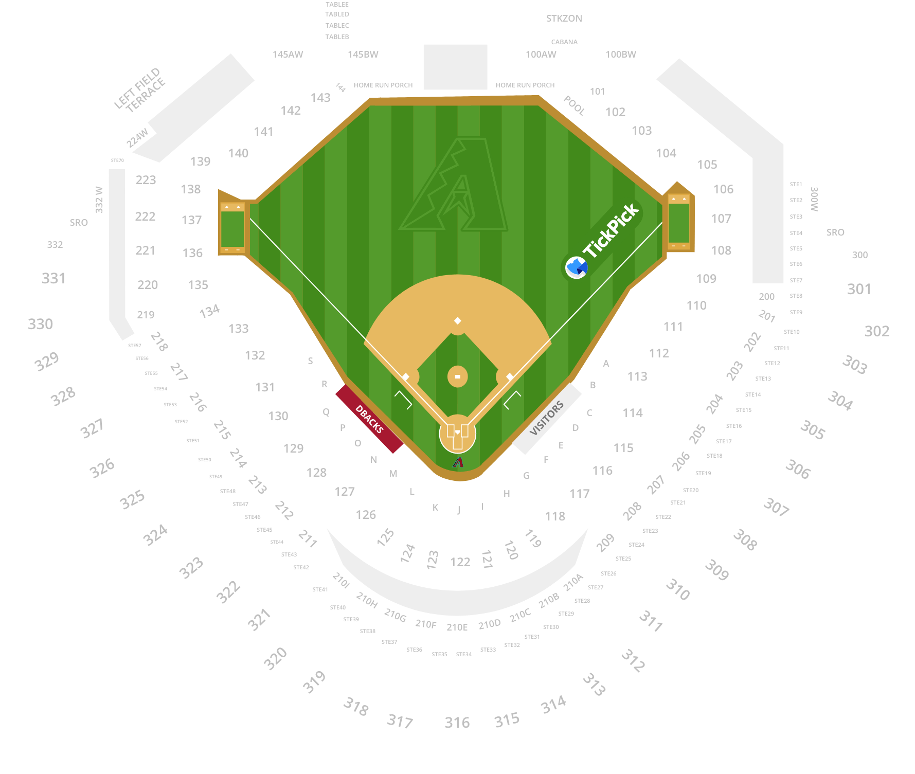 Arizona Diamondbacks Seating Chart